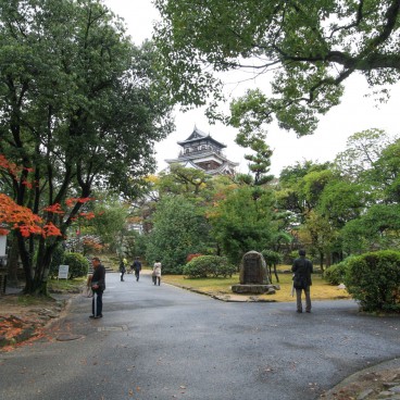 Hiroshima Castle, View from the park