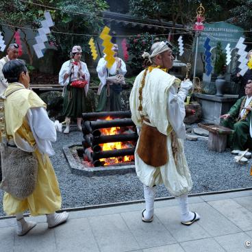 Chogosonshi-ji (Shigisan) in Nara, Buddhist ritual