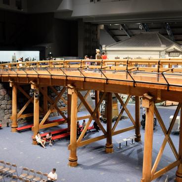 Edo-Tokyo Museum, Reproduction of Nihonbashi bridge