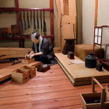 Edo-Tokyo Museum, Reproduction of an artisan's workshop 2