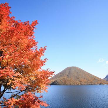 Ikaho, Mount Haruna in autumn