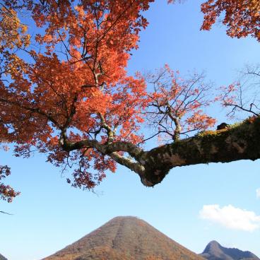 Ikaho, Mount Haruna in autumn 2