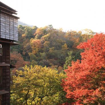 Ikaho Onsen in autumn