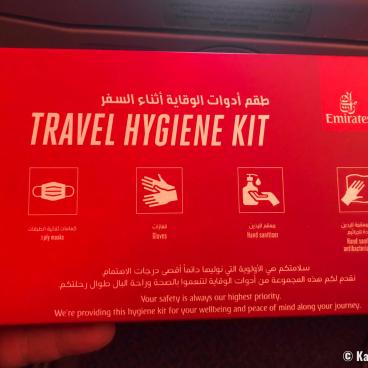 Travel during Covid pandemic, Hygiene Kit