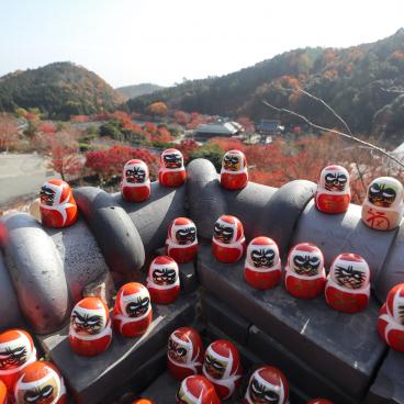 Daruma dolls in Katsuo-ji temple in Minoh (Osaka)