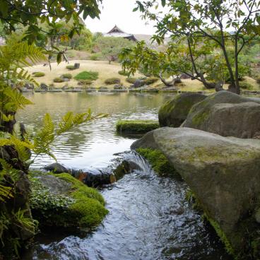 Isui-en (Nara), River