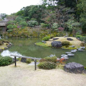 Isui-en (Nara), Pond in the Back garden