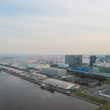 Daikanransha, view on Tokyo Bay 2