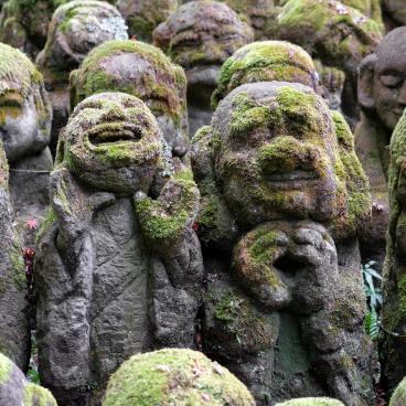 Otagi Nenbutsu-ji (Kyoto), Rakan statues 2