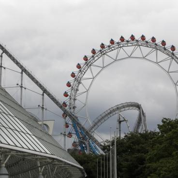 Tokyo Dome City, Thunder Dolphin and Big O rides