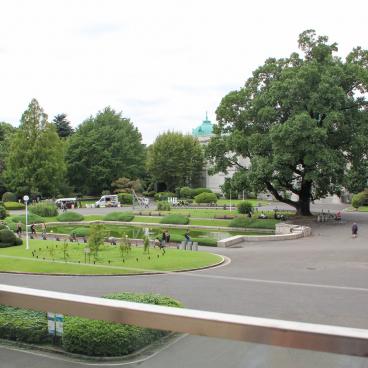 Tokyo National Museum, View on the park