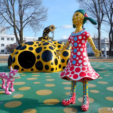 Towada Contemporary Art Museum, Yayoi Kusama's installations