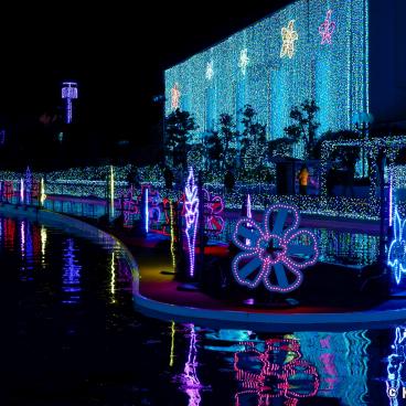 Winter night illuminations in Yomiuriland 3