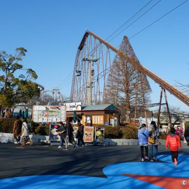 Yomiuriland Amusement Park in the suburb of Tokyo