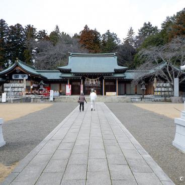 Kairaku-en (Mito),  Ibarakiken Gokoku shrine 2