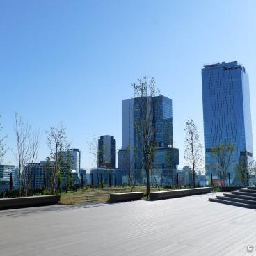 Outdoor terrace in Shibuya PARCO (Tokyo)