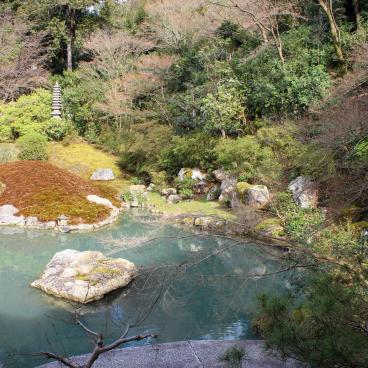 Shoren-in (Kyoto), View on the garden 2