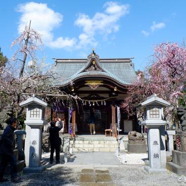 Ushi-Tenjin Kitano-jinja, Main hall