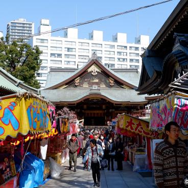 Yushima Tenman-gu, Food stalls during Ume Matsuri