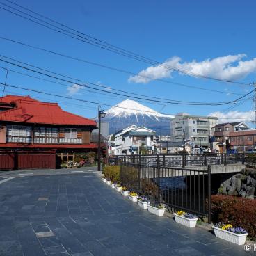 View on Mount Fuji from Fujinomiya (Shizuoka)