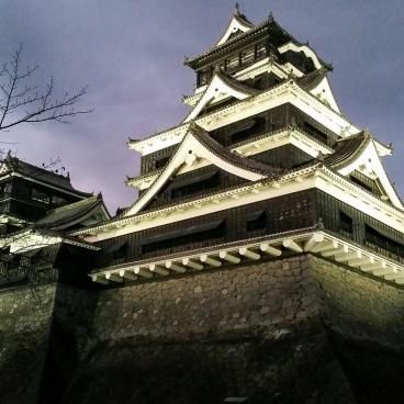 Kumamoto Castle, Night view