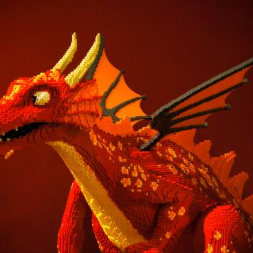 Legoland Discovery Center (Tokyo), Dragon made of Lego bricks