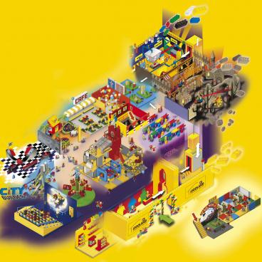 Legoland Discovery Center (Tokyo), Map