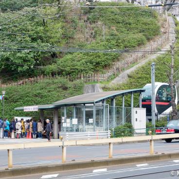 Asukayama Park, Cable car station