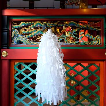 Iwashimizu Hachiman-gu Shrine, Sculptures' details 2