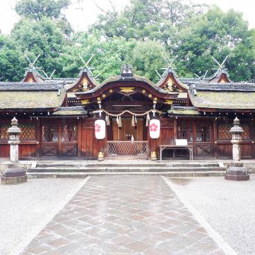Hirano-jinja (Kyoto), Kasuga-zukuri style main hall