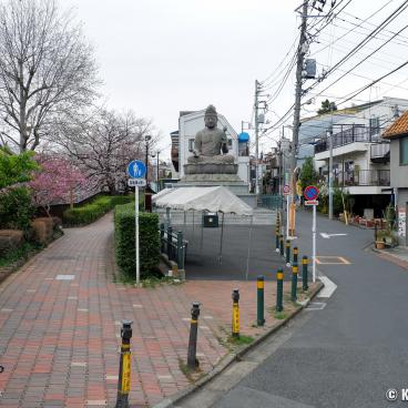 Shakujii-gawa (Tokyo), Yatsu Daikannon statue
