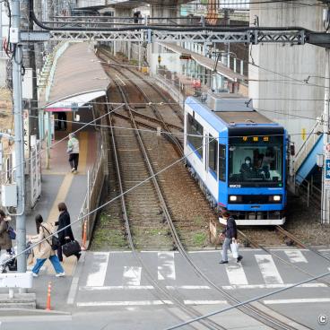 Toden Arakawa, Oji-ekimae station on Tokyo Sakura Tram Line