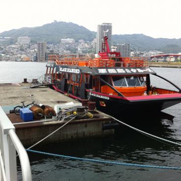Hashima, Boarding pier for Gunkanjima