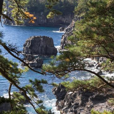 Jogasaki Coast, View on the coastal scenery