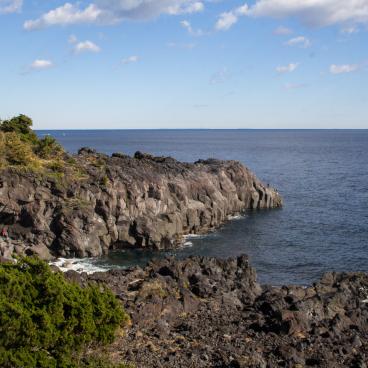 Jogasaki Coast, View on the jagged rock formations