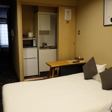 Shiki Suites Hotel (Kyoto), Room with a kitchenette and a convertible sofa
