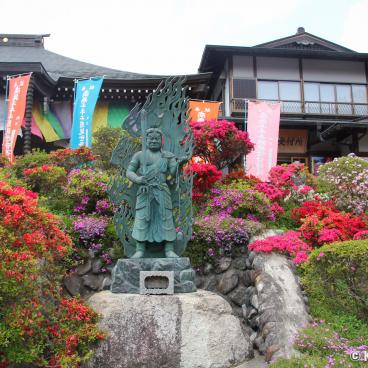 Fudo statue in Shiofune Kannon-ji temple in Ome