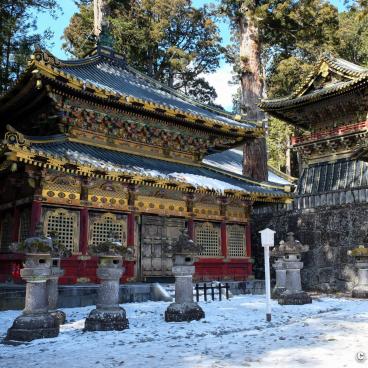 Toshogu (Nikko), Rinzo Holy Sutra Library and Drum Tower