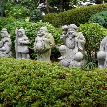 The Seven Lucky Gods in Joren-ji temple in Tokyo