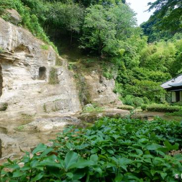 Zuisen-ji (Kamakura), Tennyodo Cave and Choseichi Pond 2