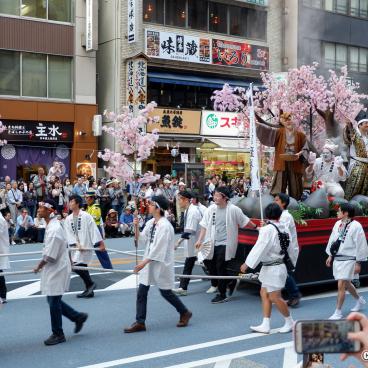 Kanda Matsuri, Float dedicated to the Hanasaka Jiisan tale