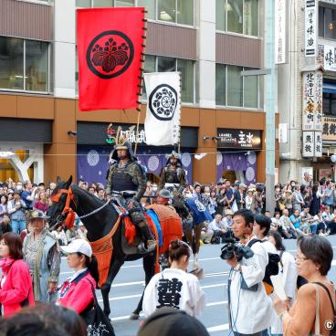 Kanda Matsuri, Horseman dressed as a samurai