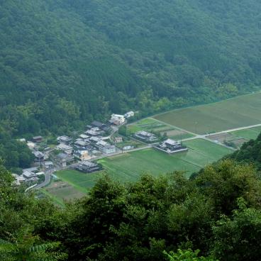 Shoshazan Engyo-ji, View on the Japanese countryside