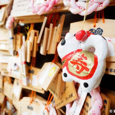 Higashi-Tenno Okazaki-jinja, Ema votive plates