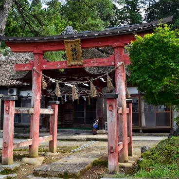 Mount Haguro (Dewa Sanzan), Entrance of a shrine and torii gate
