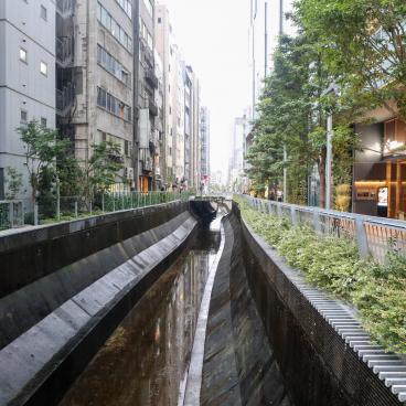 Shibuya River landscaped banks 3