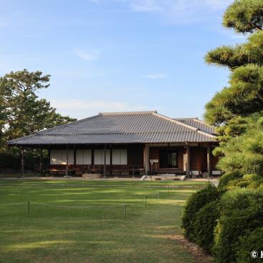 Yosui-en garden in Wakayama, Minato Goten Villa