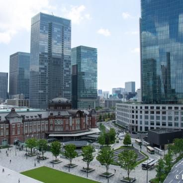 View on Tokyo Station from Marunouchi House 2