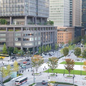 View on Shin-Marunouchi Building from Kitte Department Store