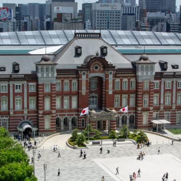 View on Tokyo Station from Marunouchi House 3